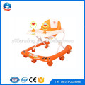 Factory Multi-function Plastic 8 wheels folding round baby walker/New model cheap swivel wheels baby walke sale